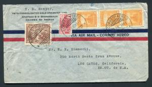 1941 Colombia to Los Gatos, California - Pato Consolidated Gold Dredging Ltd