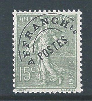 France #139 NH Precancelled 15c Sower