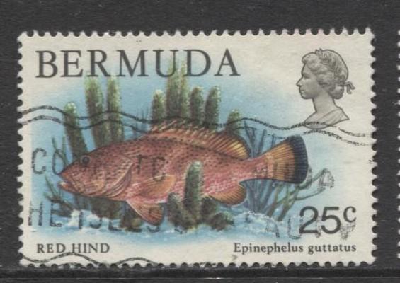 Bermuda - Scott 372 - Birds, Reptiles & Fish -1978 - FU- Single 25c Stamp