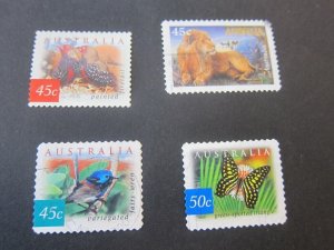 Australia 1996 Sc 1476,1548,1992,2164 FU