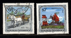 Austria 1998  Scott #1752-3 used