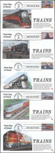 #3333-37 All Aboard - Trains Dynamite FDC Set