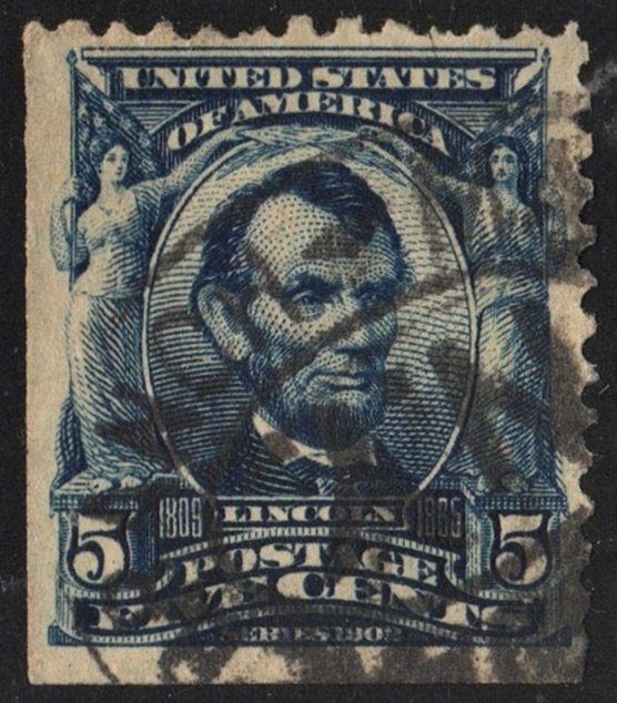 SC#304 5¢ Lincoln (1903) Used