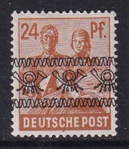 Germany  #608  MH  1948  overprint type a   24pf