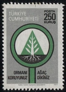 TURKEY 1977 Sc 2084 Mint NH 250k - Tree / Forest Conservation VF