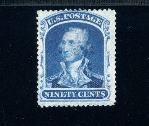 USAstamps Unused FVF US 1860 Washington Scott 39 NG Rare SCV $1400+