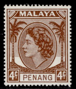 MALAYSIA - Penang QEII SG30, 4c brown, NH MINT.