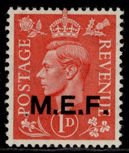 BRITISH OC OF ITALIAN COLONIES GVI SG M11, 1d pale scarlet, M MINT.