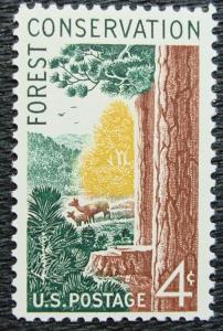 US #1122 *MH* Single, Forest Conservation, SCV $.25