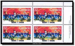 Canada - 1010 PB UR MNH - Orchestra concert (1984) 32¢