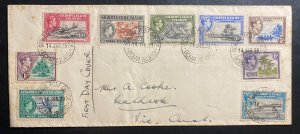 1939 Gilbert & Ellice Island First Day Cover FDC To Australia