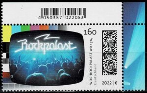 Germany 2022,Sc.#3329 MNH, Michel#3725, TV Legends: Rockpalast