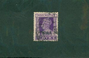 INDIA PATIALA STATE 071 USED BIN $1.90