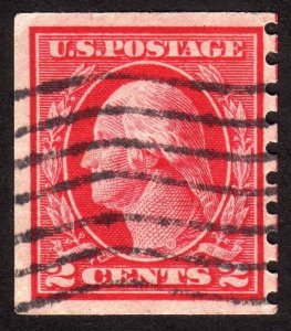 1912, US 2c Washington, Used, Scott #413