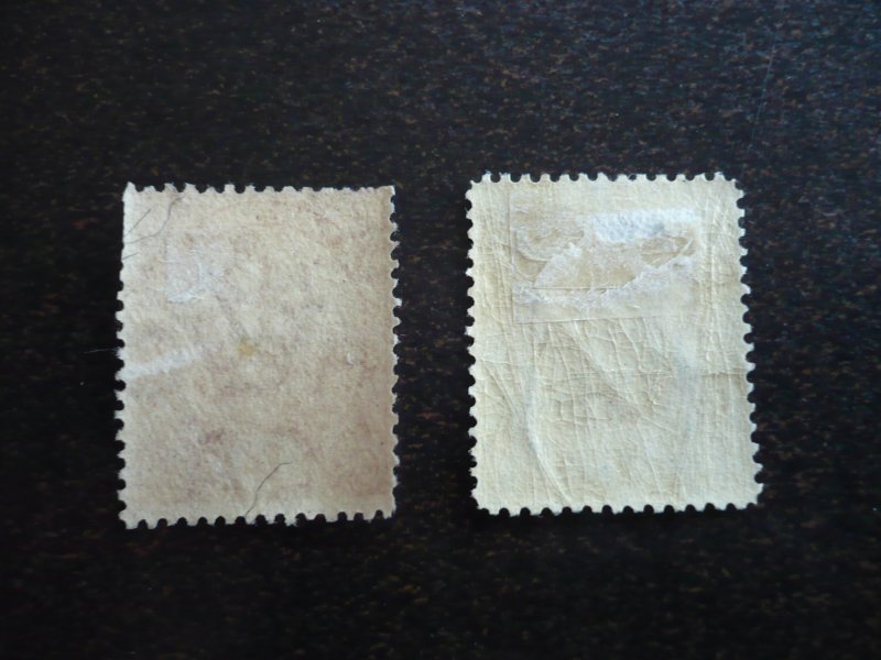 Stamps - Bermuda - Scott# 42-43 - Mint Hinged Part Set of 2 Stamps