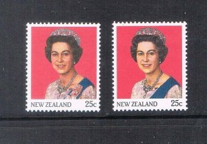 New Zealand 1985 QEII SG 1370 Or Sc 828 Error - Scarce