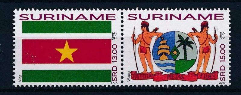 [SU1741] Suriname Surinam 2010 UPAEP National Symbols Flag State Arms MNH