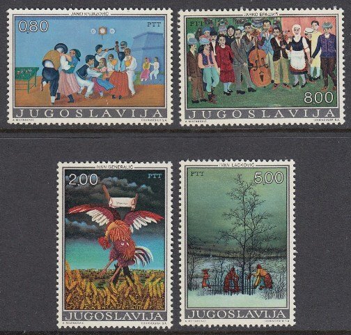 Yugoslavia 1218-21 Art mnh