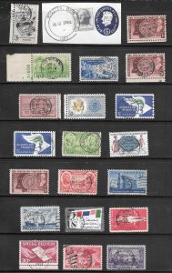 Just Fun Page #674 U.S Mixture POSTMARKS, SLOGANS & CANCELS Collection / Lot