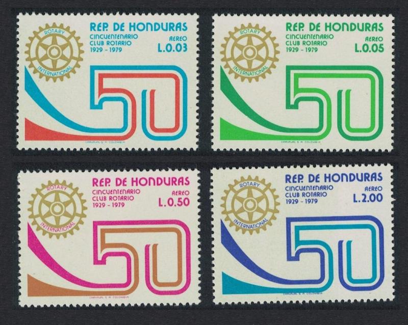 Honduras 50th Anniversary Of Tegucigalpa Rotary Club 4v SG#967-70 SC#C672-C675