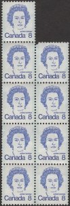 Can 593 MNH VF Block of 9