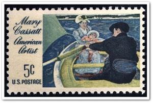 SC#1322a 5¢ Mary Cassatt: Tagged (1966) MNH