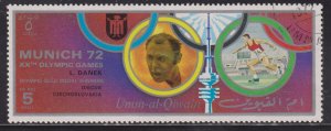 UAE Umm Al Qiwain Unlisted Munich Olympians 1972