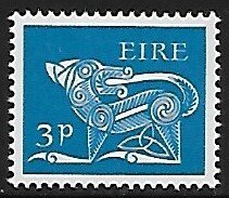 Ireland # 253 - Ancient Animal Pictures - Dog - MNH