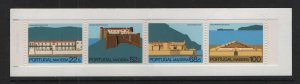 Portugal Madeira   #111-114a   MNH 1986 booklet  forts in Funchal and Machico