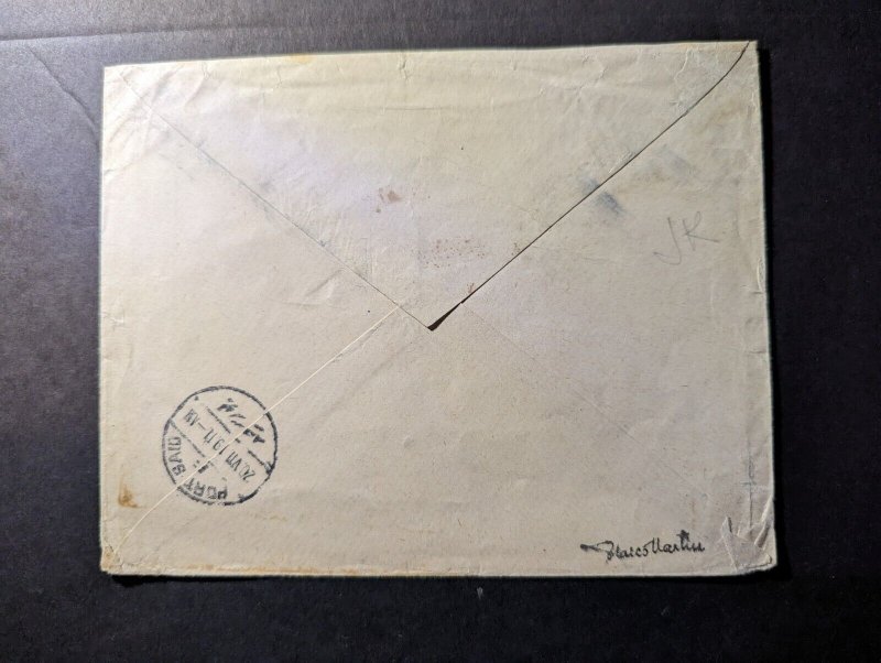 1919 EEF Egyptian Expeditionary Forces Cover Port Said to Lucerne Switzerland