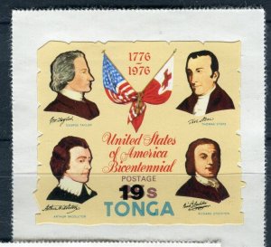 TONGA(stamp) 1976 early Bicentennial Anniversary issue MINT MNH 19s. value