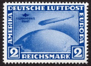 1930, Germany, Graf Zeppelin, MNH, REPRINT, Sc C38