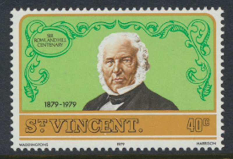 St Vincent  SG 578 SC# 545 MNH  Rowland Hill stamps 1979 see scans           ...