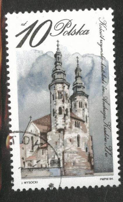 Poland Scott 2659 Used CTO favor canceled  stamp 1984