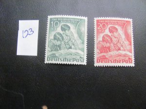 GERMANY BERLIN 1951 SIGNED SCHLEGEL MNH SC 9NB6-7 SET XF $35 (123)