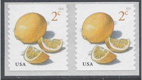 #5256 2c Meyer Lemons Coil Pair 2018 Mint NH