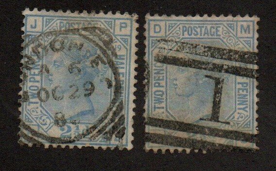 Great Britain 68 Plates 19-20 Used