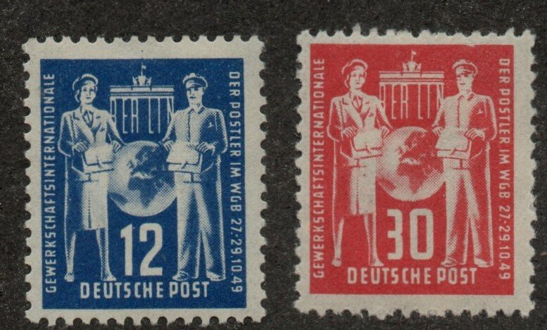 German DDR 49-50 Set Mint Hinged