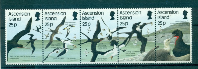 Ascension Is. - Sc# 430. 1987 Birds. MNH Strip. $11.00.