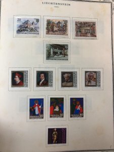 LIECHTENSTEIN – MINT COLLECTION 2nd HALF OF THE 20th CENTURY – 424449