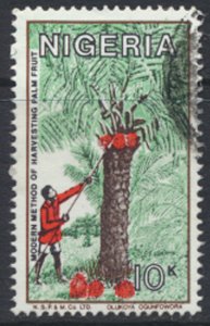 Nigeria  Sc# 491 Used Harvesting Palm Oil  see details & scan