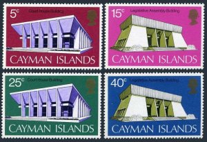 Cayman 300-303, 303a, MNH. Michel 299-302,Bl.2. New Government buildings, 1972.