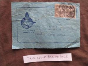 1946 Mexico To USA Airmail Cover (Front Only) (ZZ139)