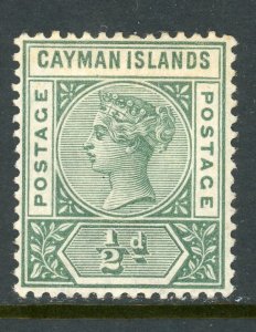 Cayman Islands 1 MH 1900 1/2p