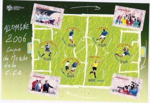 FRANCE 2006 - World Cup Soccer - MNH S/Sheet  # 3210