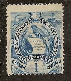 Guatemala  Scott   43   National Emblem    Used