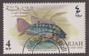 UAE Sharjah Unlisted Tropical Fish 1966