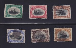 US Pan American Stamp set 294,295 MNH, 296-299 Used Catalog Value $192.50 Nice! 