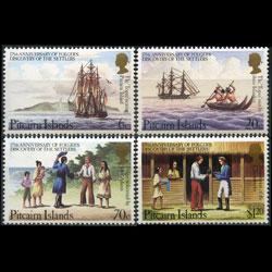 PITCAIRN 1983 - Scott# 225-8 Capt.Folger Set of 4 NH