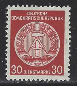 German Democratic Republic Scott # O41, mint nh
